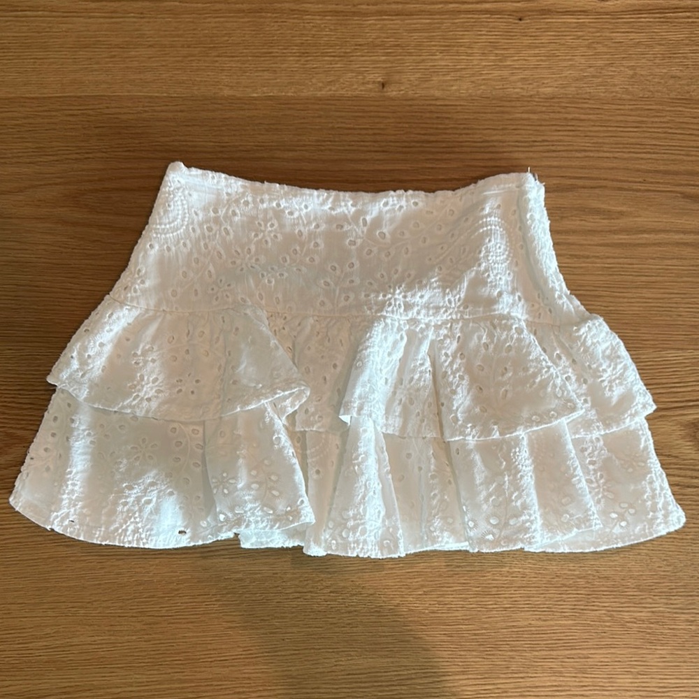 🩵 KatieJ NYC Tween Ruffled Eyelet Skirt 🩵